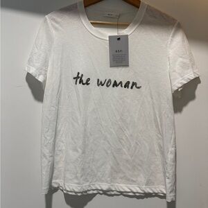 A.L.C. White 'The Woman' Tee
